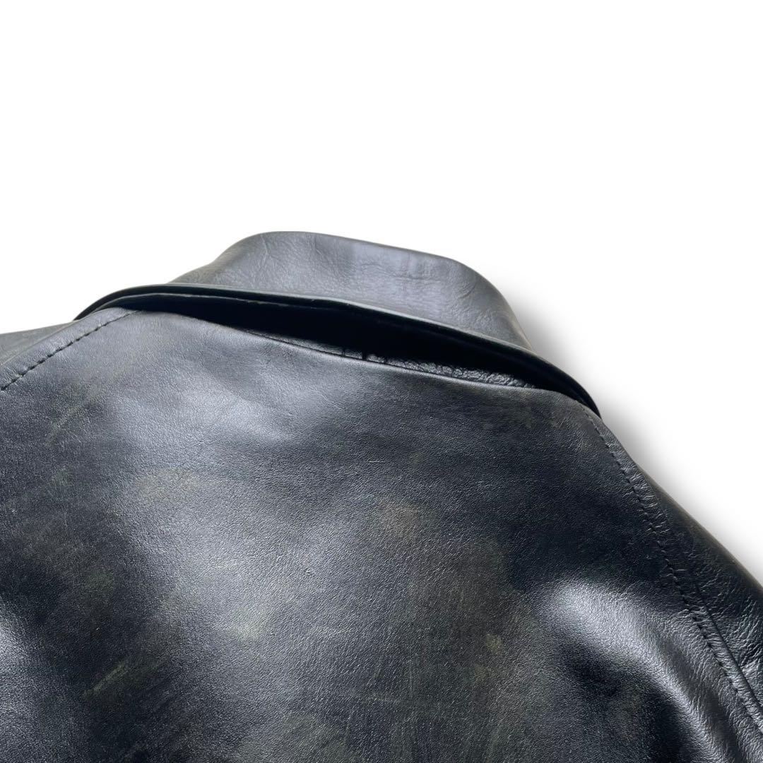 フォースピード 胸スタッズ付き ラグラン ライダース ジャケット