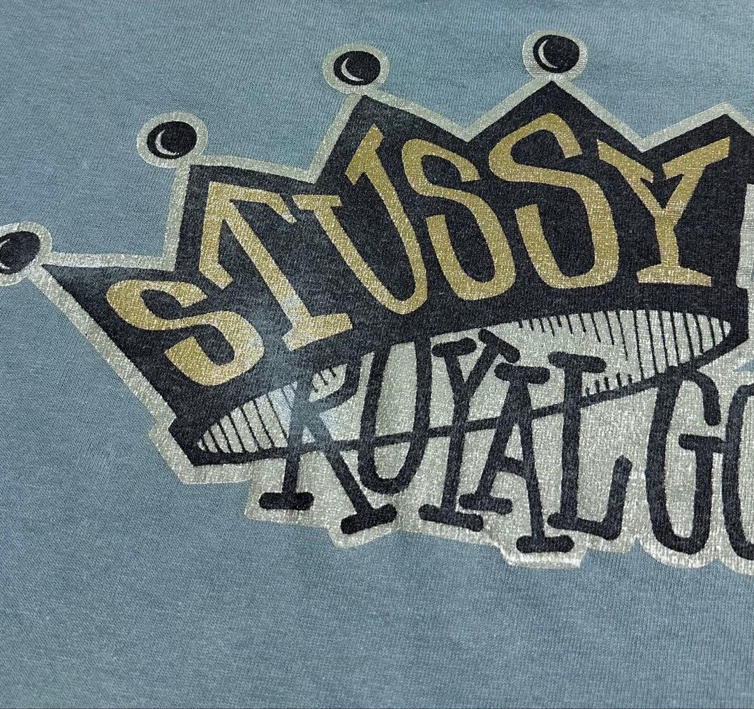 80s old stussy tシャツ 「 GOODS」 黒タグ