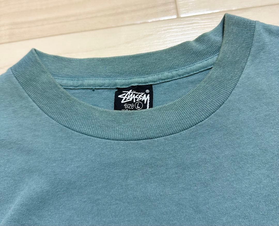 80s old stussy tシャツ 「 GOODS」 黒タグ