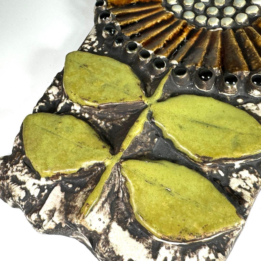 ■極美品 リサラーソン LISA LARSON ひまわり 陶板 グスタフスベリ