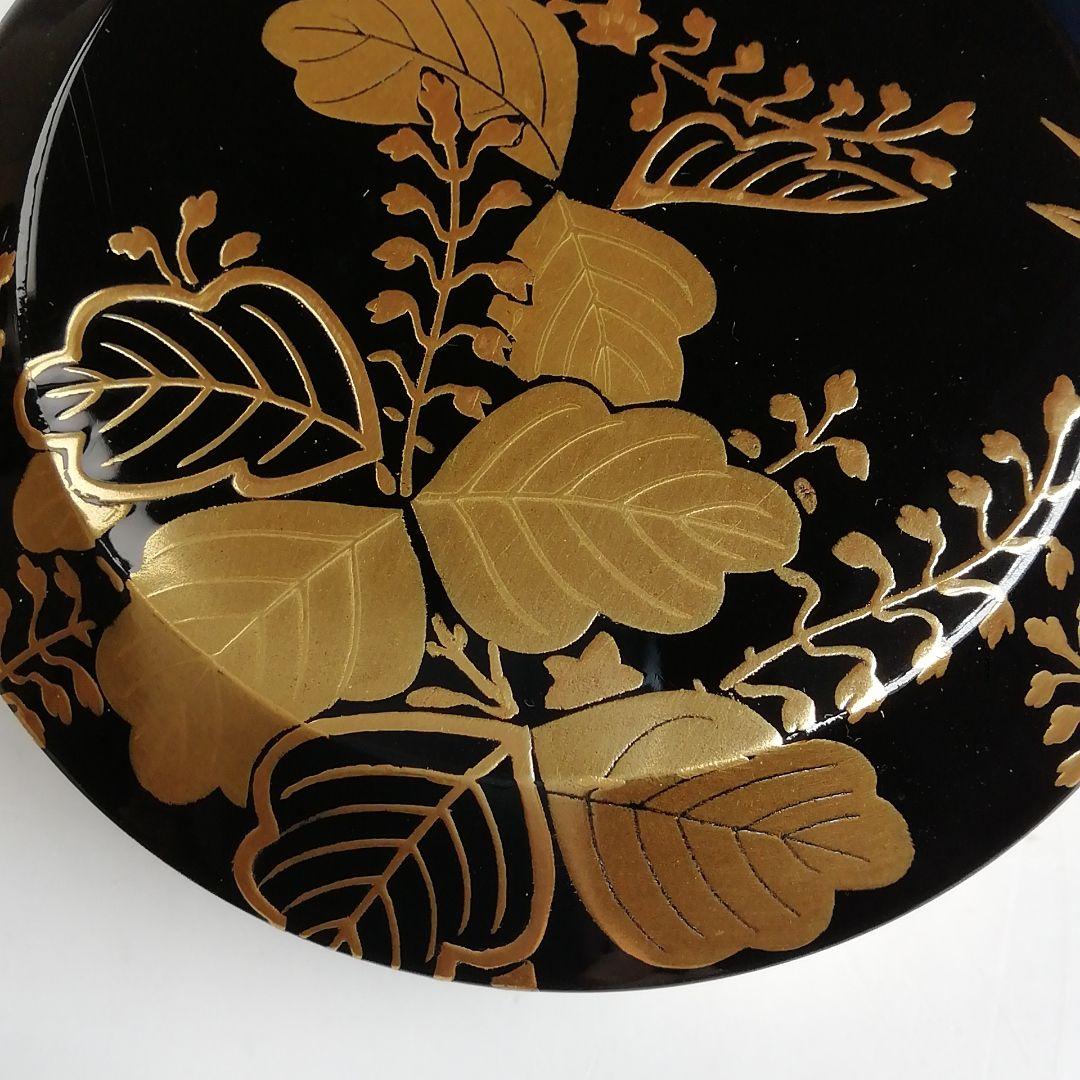 Ｔ９２８　棗　『桐竹蒔絵』『雪吹』『中村孝也 作』　共箱　茶道具