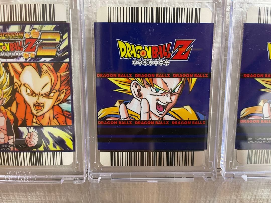 ドラゴンボールデータカードダス　孫悟空　ゴテンクス　ベジット　爆レア　3枚