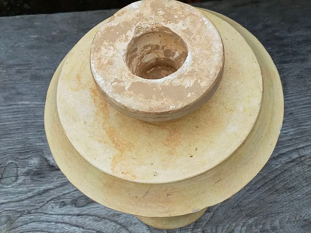 ♥中国　発掘品　高杯　骨董品