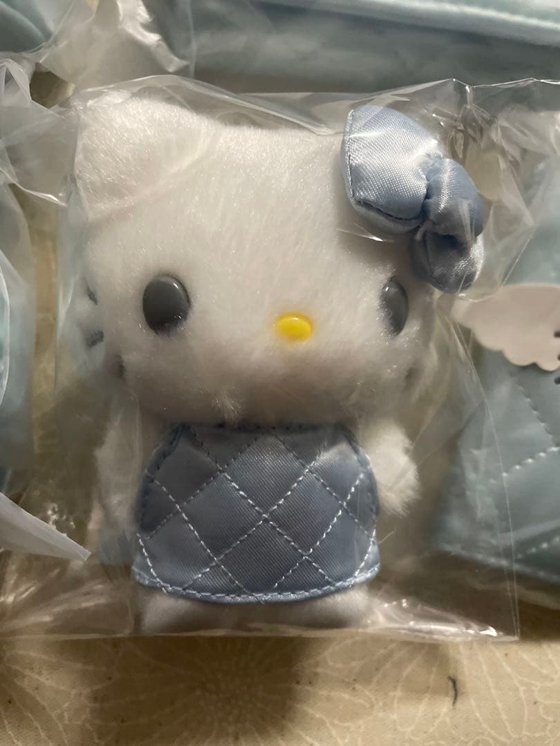 サンリオ ミニチュアキルトシリーズ 水色 キティ エンジェル 天使 コンプに近い