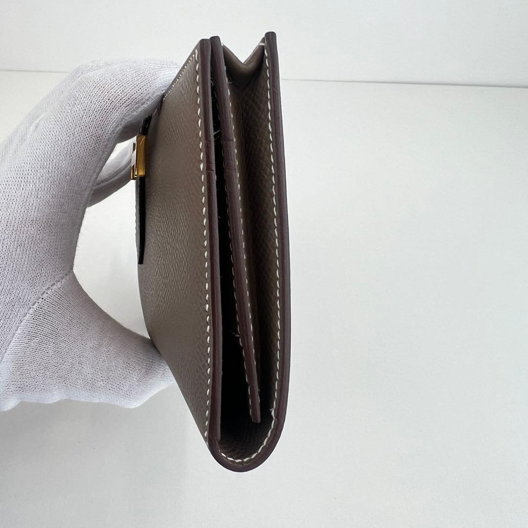 新品未使用　HERMES エルメス　べアンスフレ　エトープ　ゴールド金具　W刻