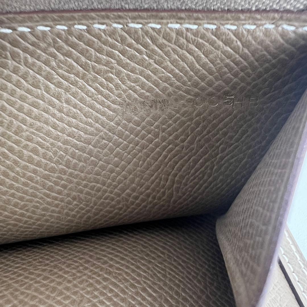 新品未使用　HERMES エルメス　べアンスフレ　エトープ　ゴールド金具　W刻