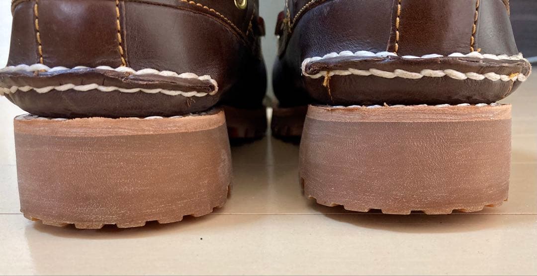 【ほぼ新品】Timberland ティンバーランド 3アイレット ラグブラウン