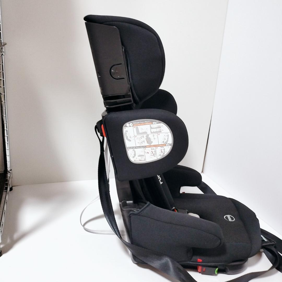 美品☆PUPPA PUPO ジュニアシート CP-002 ISOFIX 黒