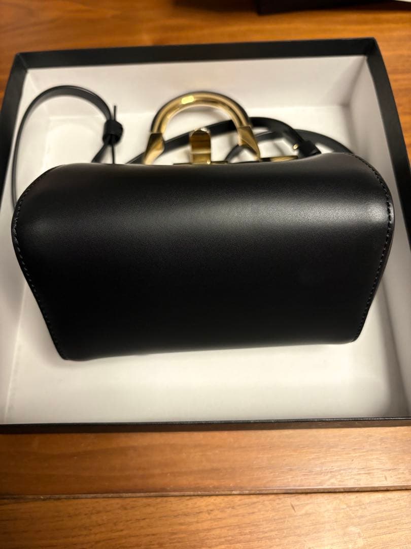 ZANCHETTI AMLETO MINI ブラック ショルダーバッグ