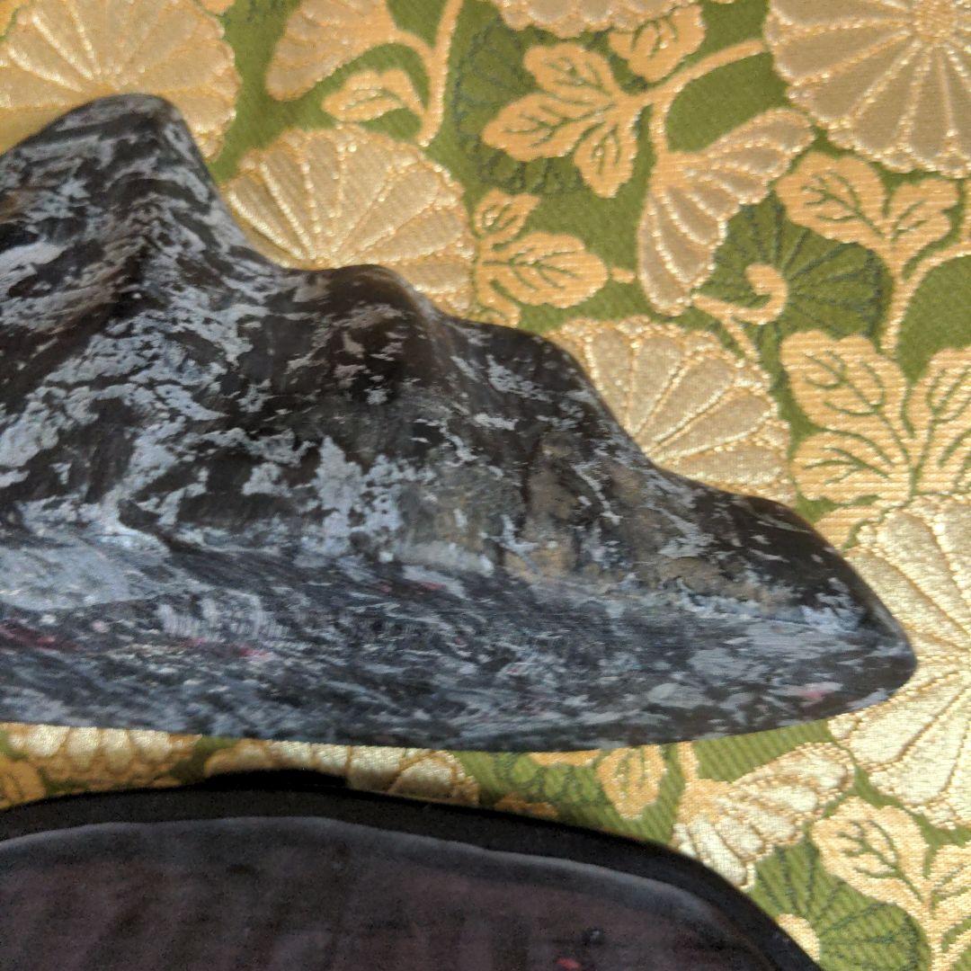 【最終価格】 さくら石 水石 盆石 台座付（山景）