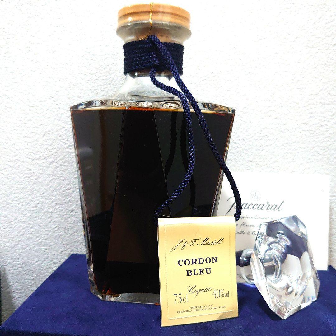 未開封・マーテル コルドンブルー バカラ クリスタル 箱・替え栓・冊子あり