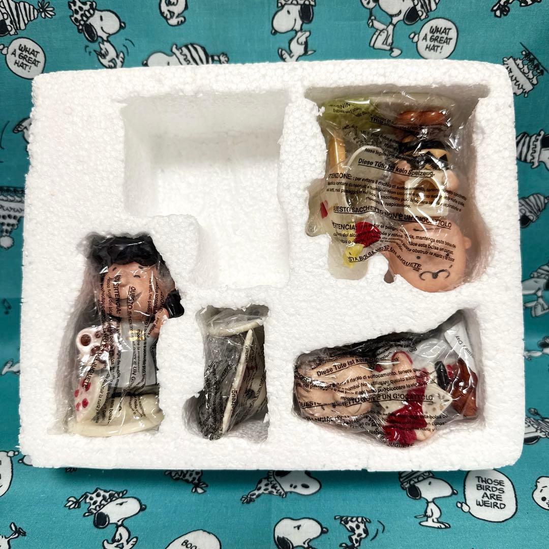 スヌーピー LENOX 陶器 海外 置物 バレンタイン 4点セット