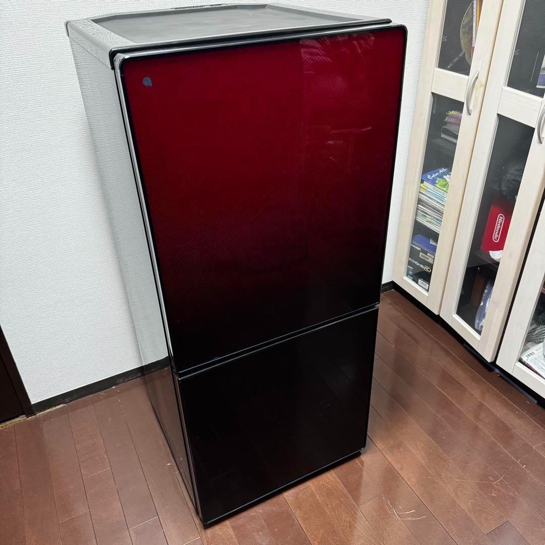 コンパクト2ドア冷蔵庫 黒