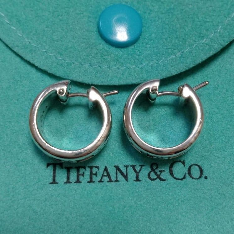 TIFFANY ティファニー アトラス フープ ピアス シルバー