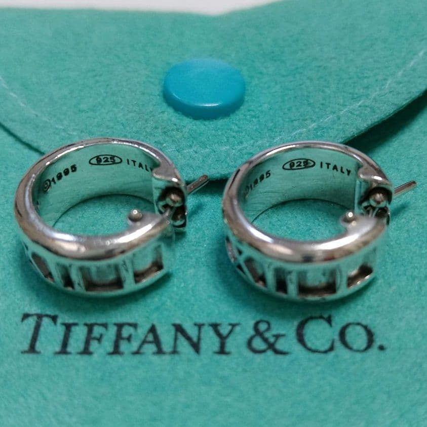 TIFFANY ティファニー アトラス フープ ピアス シルバー