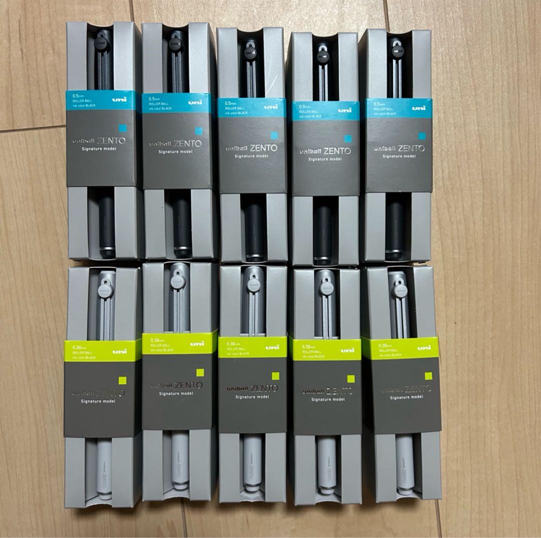 新品 10本セット uniball ZENTO Signature model