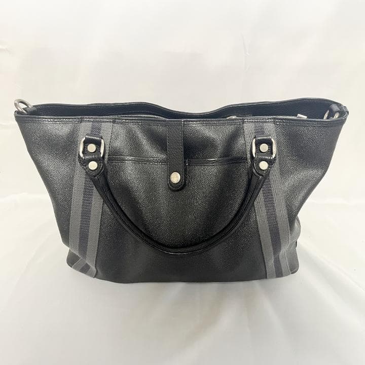 オロビアンコ PARIS 2WAY ブリーフケース PVCレザー×ナイロン