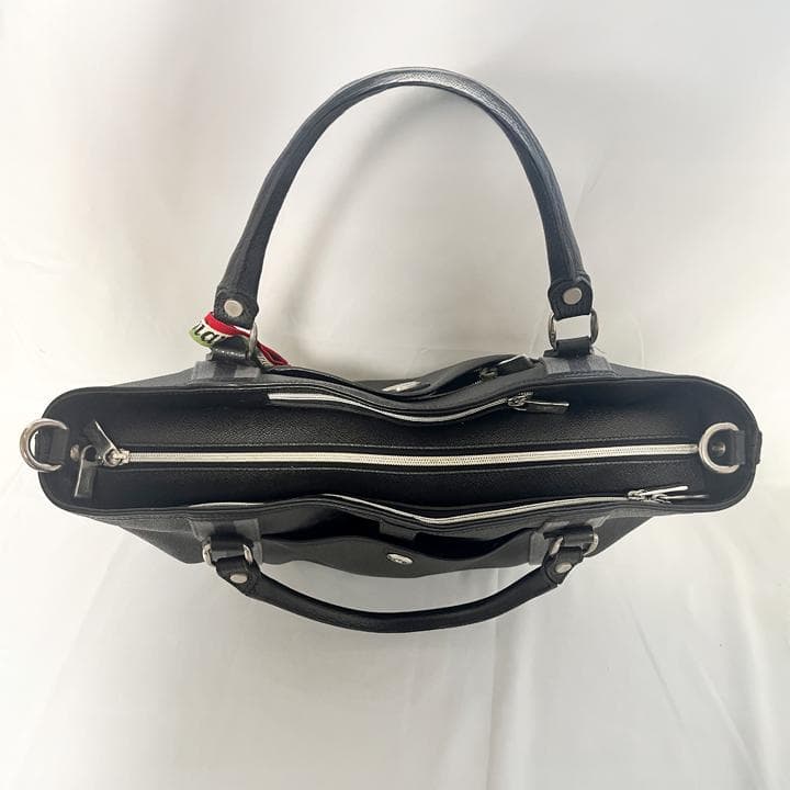 オロビアンコ PARIS 2WAY ブリーフケース PVCレザー×ナイロン