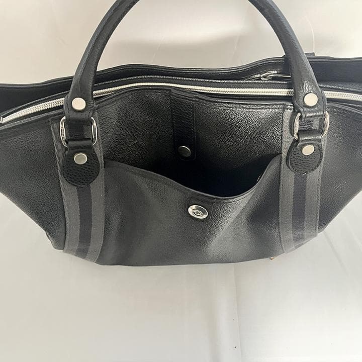 オロビアンコ PARIS 2WAY ブリーフケース PVCレザー×ナイロン