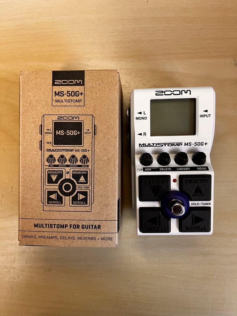 ZOOM MS-50G+ マルチストンプ　(+取説 & エフェクトリスト)