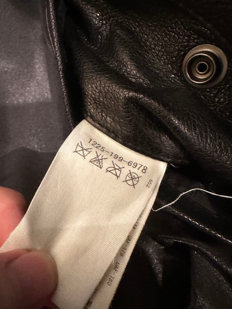 定価44,000円 極美品 BEAUTY&YOUTH ゴートシングルライダース