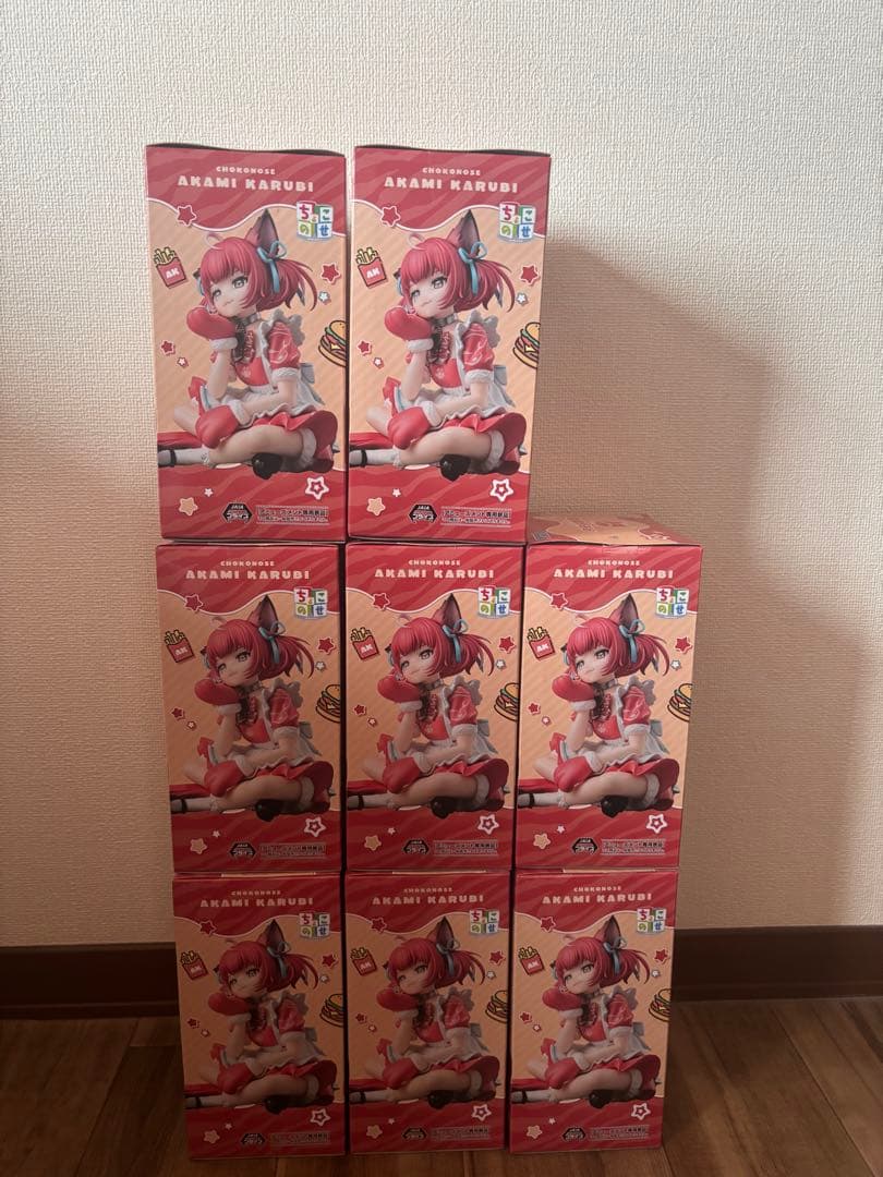 【最終値下げ】 赤見かるび ちょこのせ フィギュア SEGA 8個セット