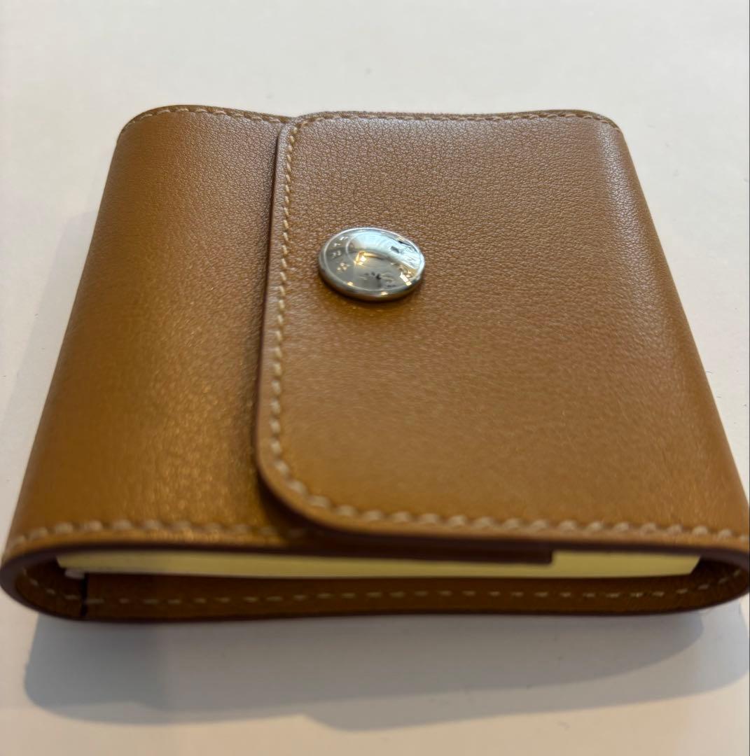 HERMES レザー　ポストイットケース
