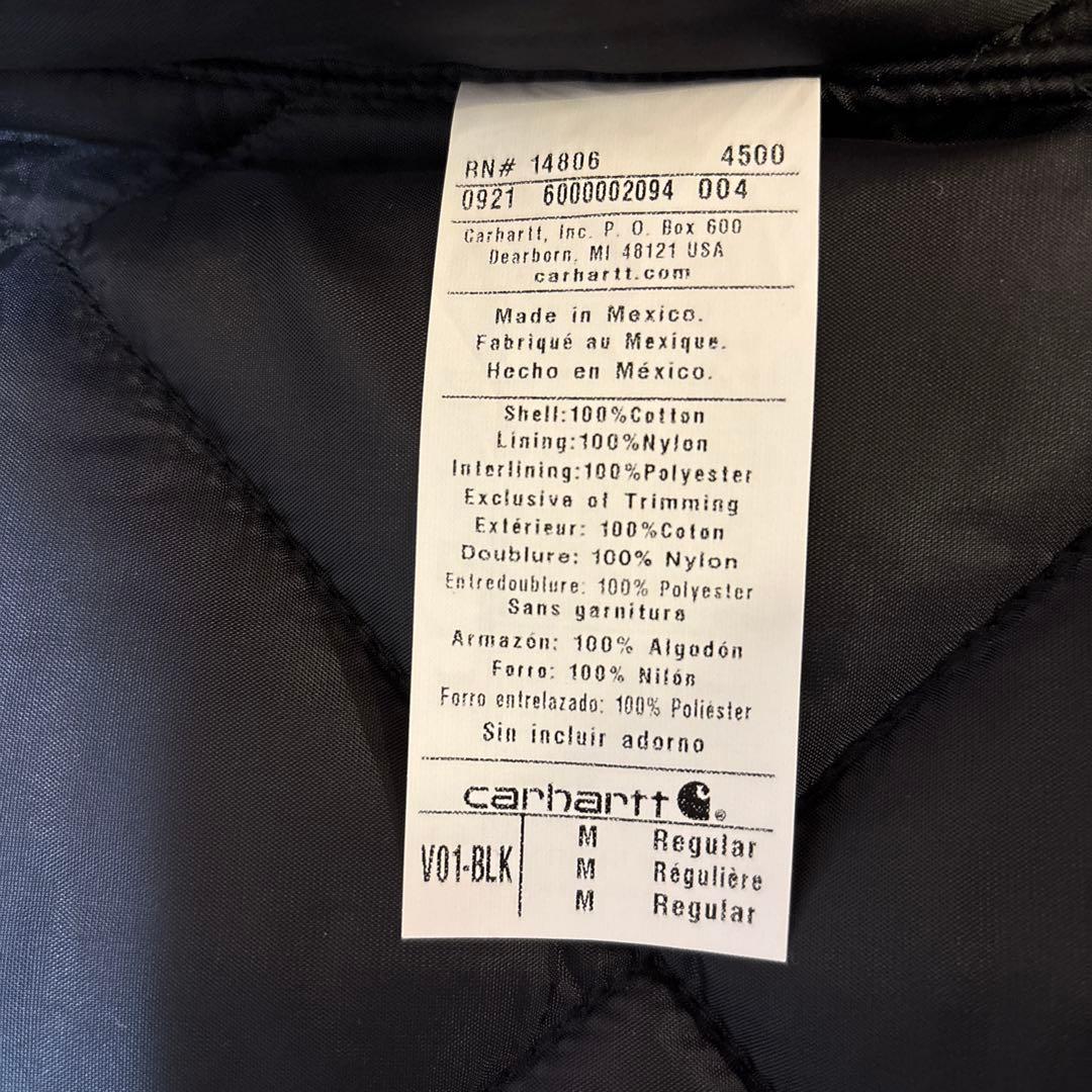 carhartt カーハート　ベスト　ブラック　M