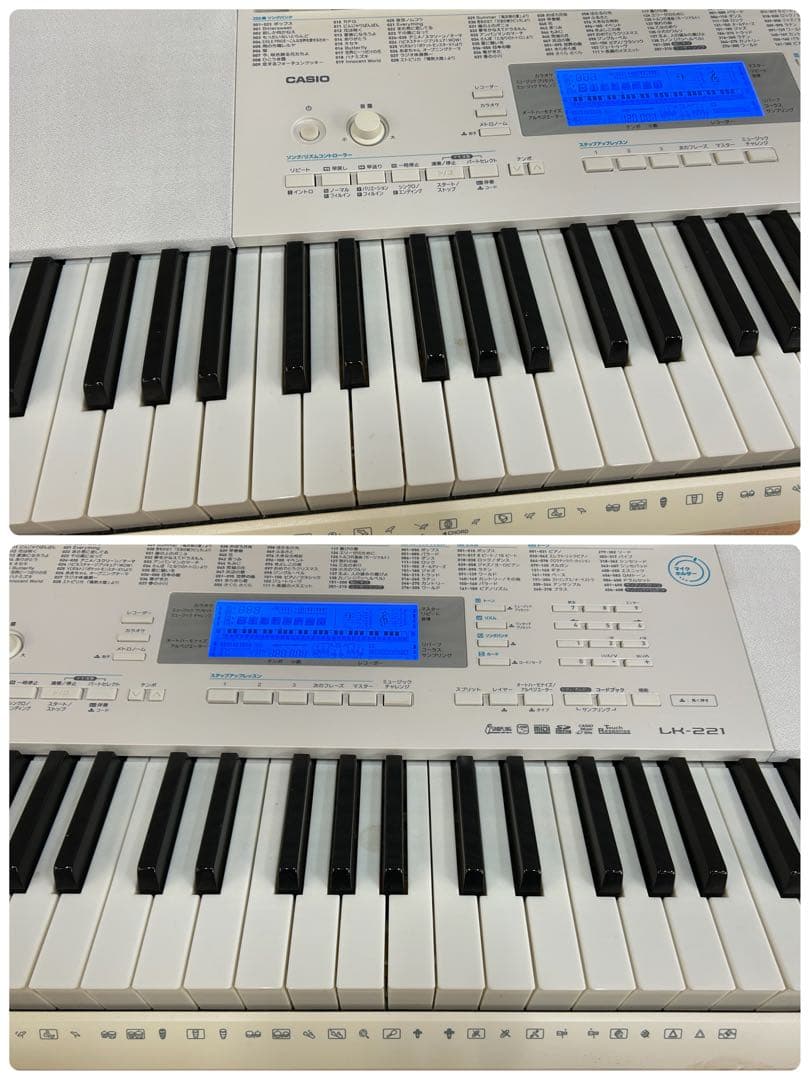 CASIO カシオ光ナビゲーションキーボード　HIKARI　LK-221