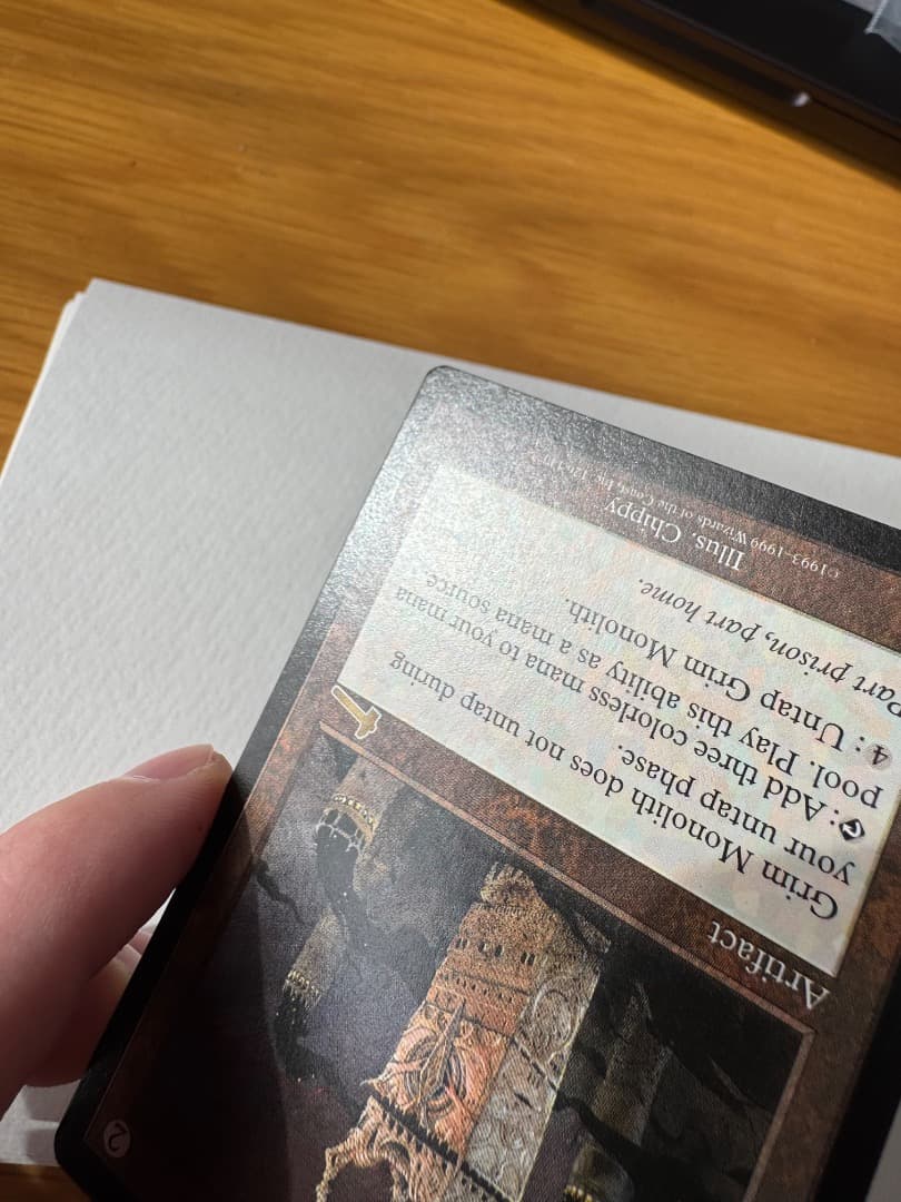 厳かなモノリス Grim Monolith MTG