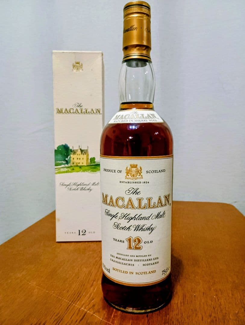【希少】マッカラン12年 シェリーオーク 旧ボトル 正規輸入品
