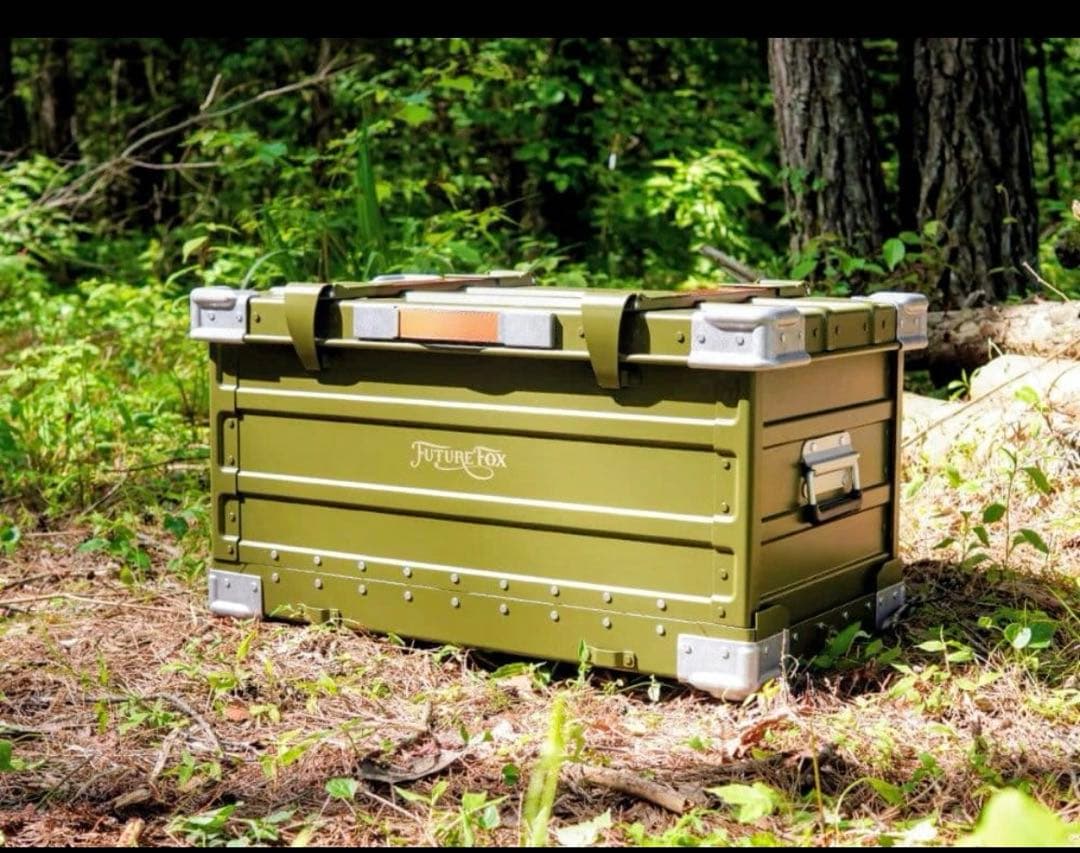 FUTURE FOX アルミコンテナ ドイツ軍 輸送用 折りたたみ式 オリーブ