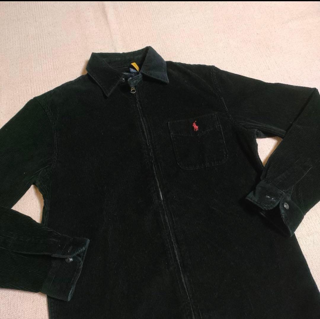 ラルフローレン コーデュロイ ジャケット パンツ 上下セット 黒