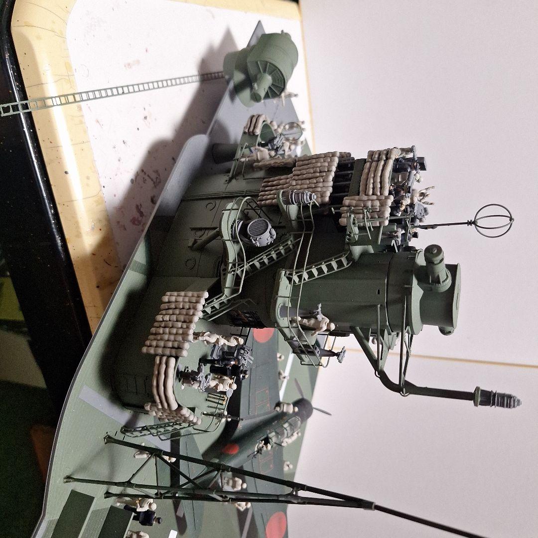 タコム1/72赤城艦橋セット