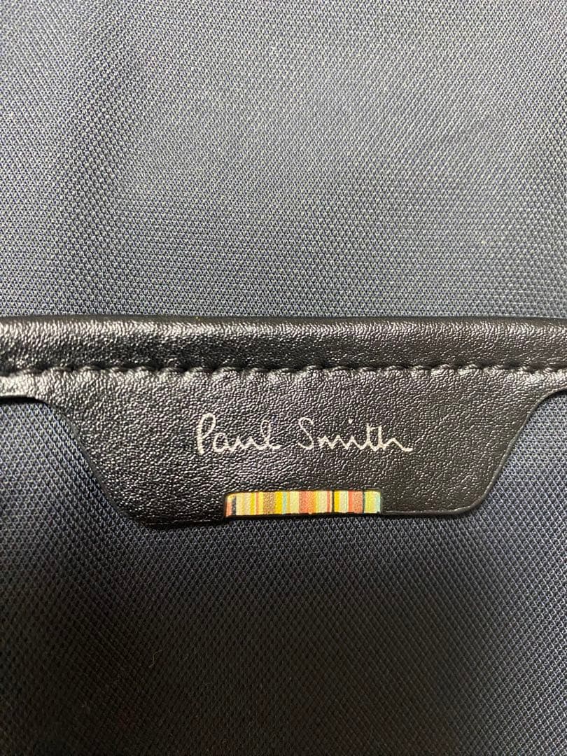 美品Paul smith ネイビー ビジネスバッグ トートバッグ ポールスミス