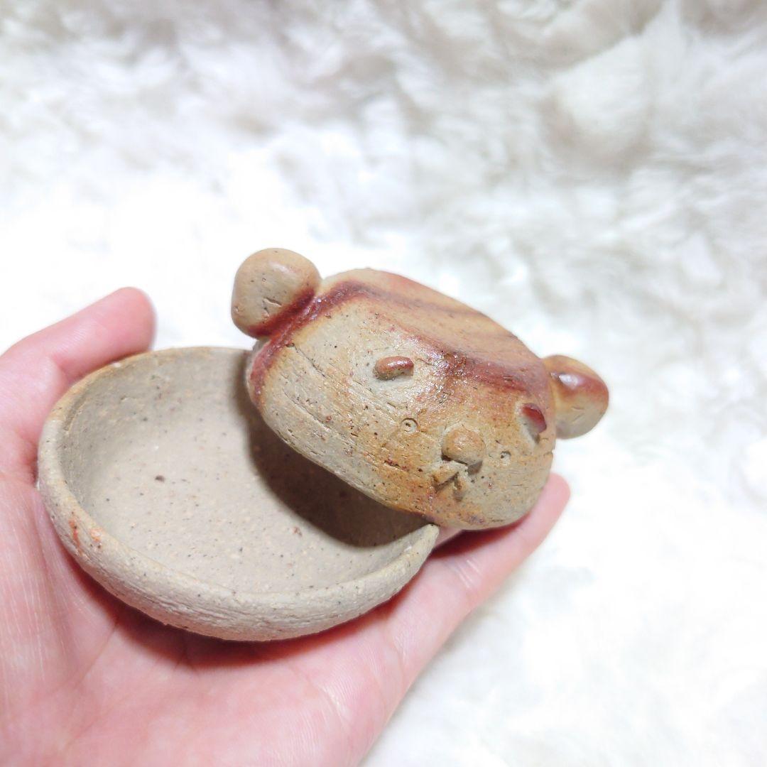 8【2552】53..面取り酒器、小鉢…備前焼