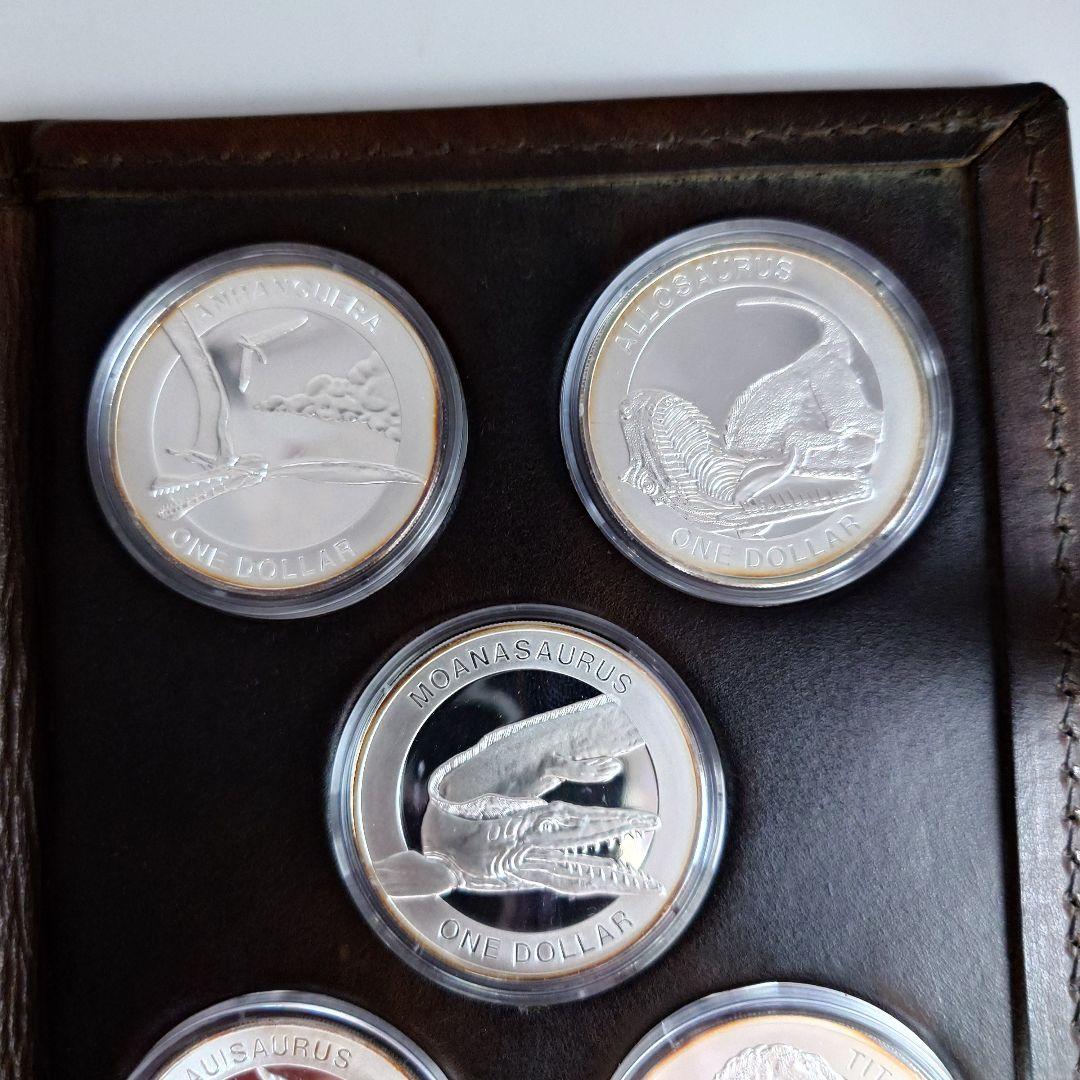 ニュージーランド 古代爬虫類 セット 2010年 銀貨 da1601