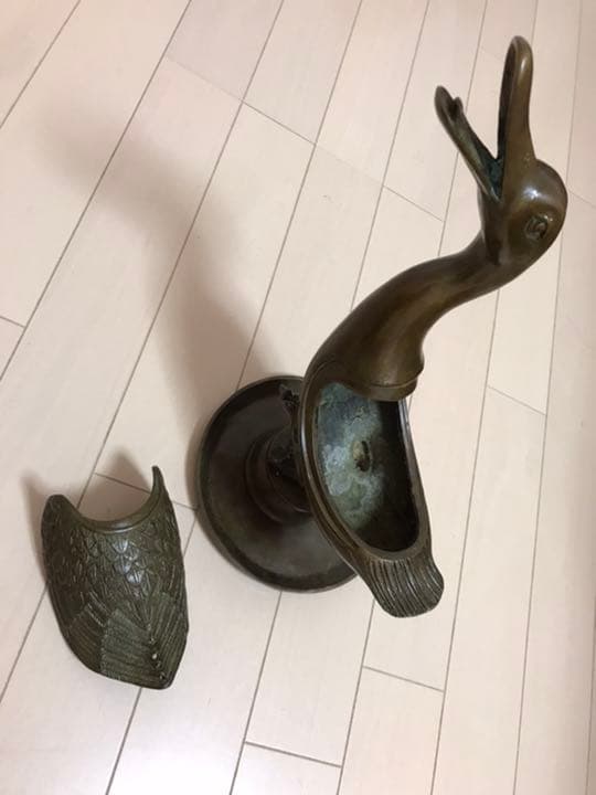 アヒル形薫炉　乾隆年製　貴重　本物保証