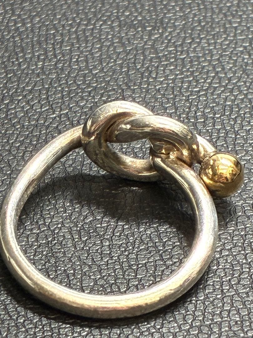 Tiffany & Co. ティファニー ラブノット925/750リング