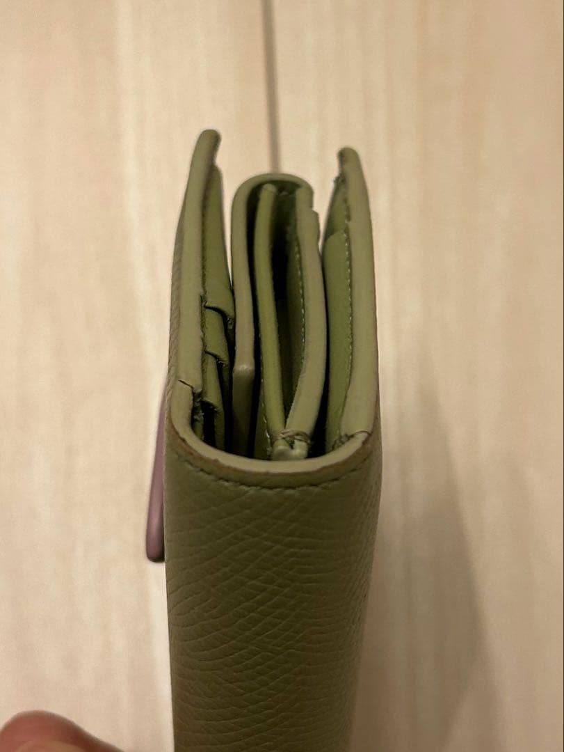 CELINE　セリーヌ　スモールストラップウォレット　セージ