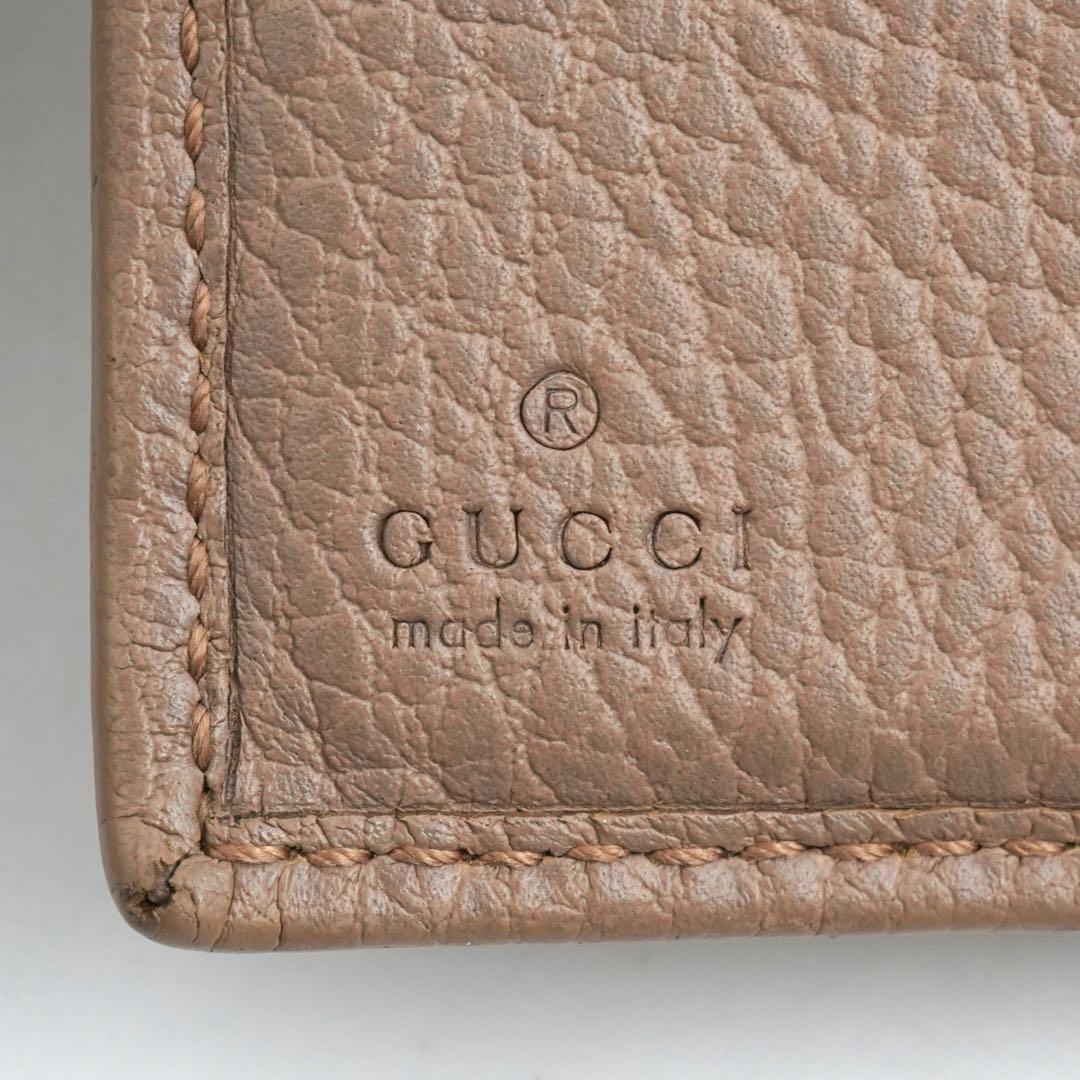 ✨未使用展示品✨　GUCCI ミニ財布　マーモント　二つ折り　エンボスロゴ　GG