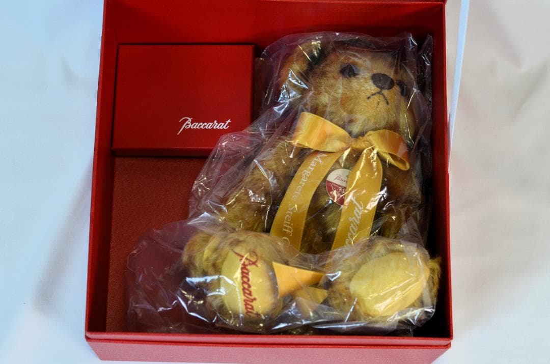 バカラ シュタイフ 1000体限定 テディベア ハートペンダント