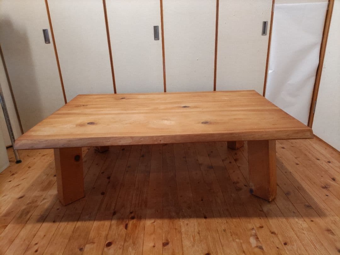 杉１枚板ローテーブル