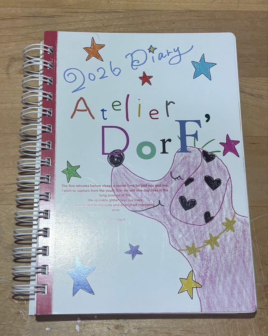 Atelier Dorf' 2026 Diary A5サイズ