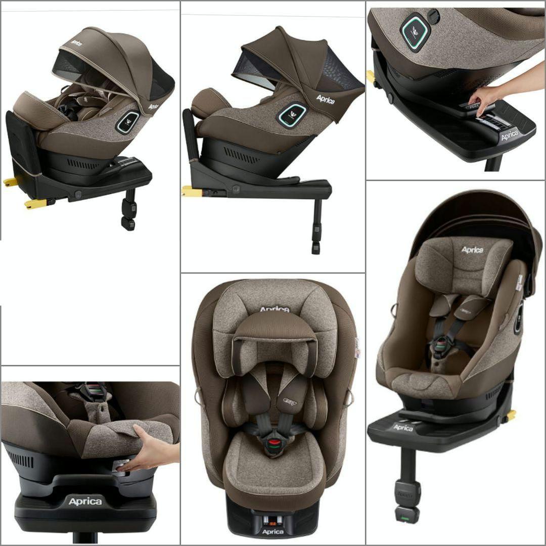 極美品♡【アップリカ】クルリラ プラス 360°セーフティー／ブラウンストーン