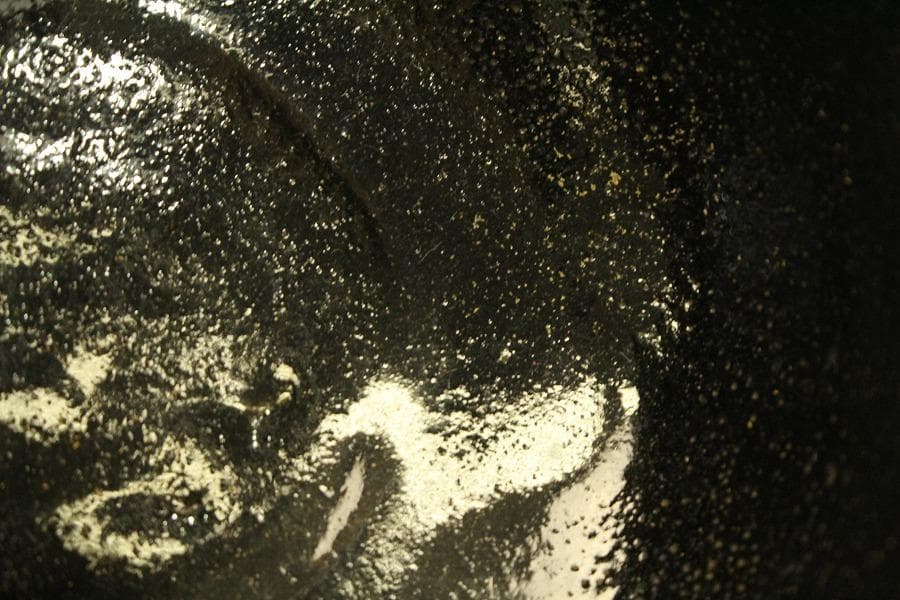 茶道具 黒楽茶碗 時代物(A811)