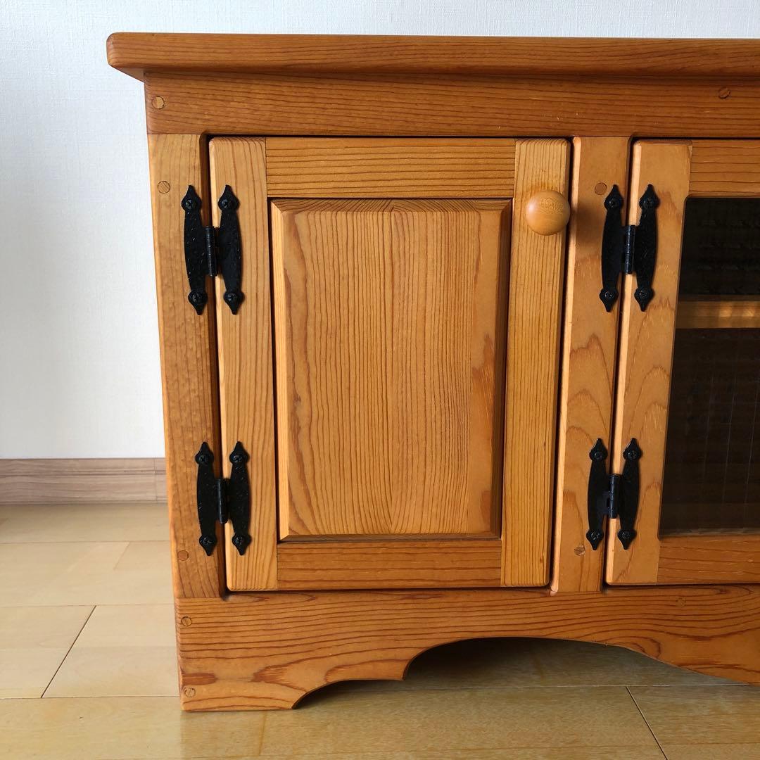 カントリー家具 テレビ用 ローボード リビング収納