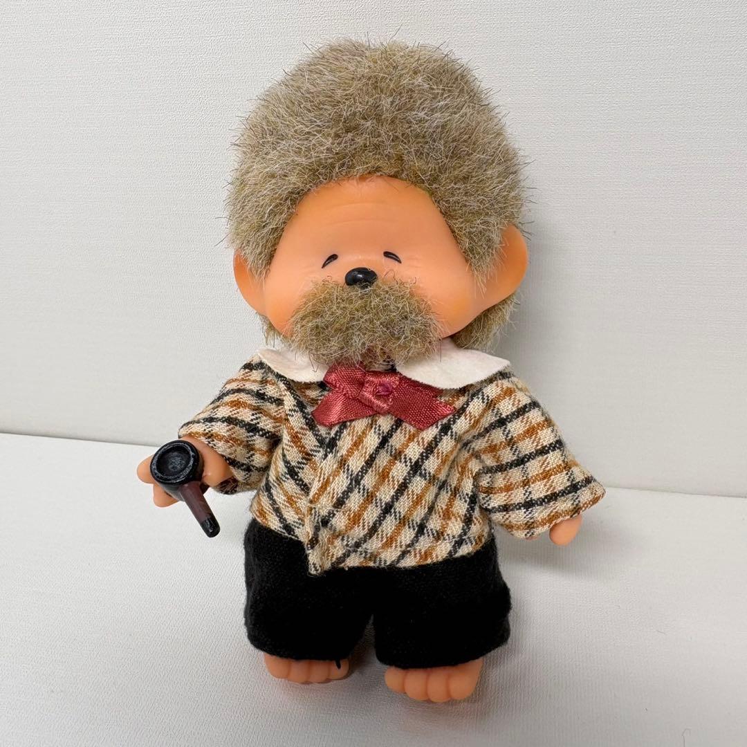 80年代 ソフビ グミ モンチッチ おじいちゃん　monchhichi 584