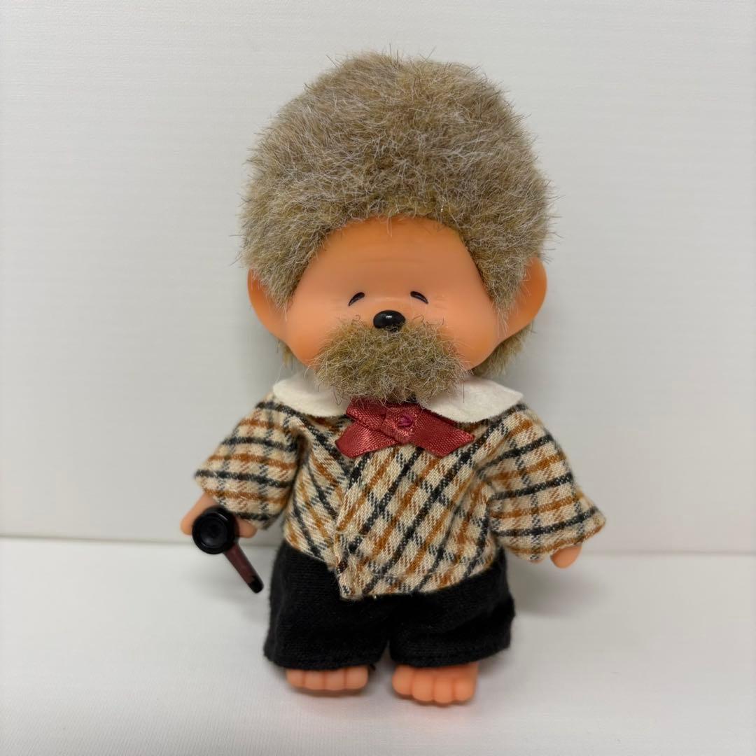 80年代 ソフビ グミ モンチッチ おじいちゃん　monchhichi 584