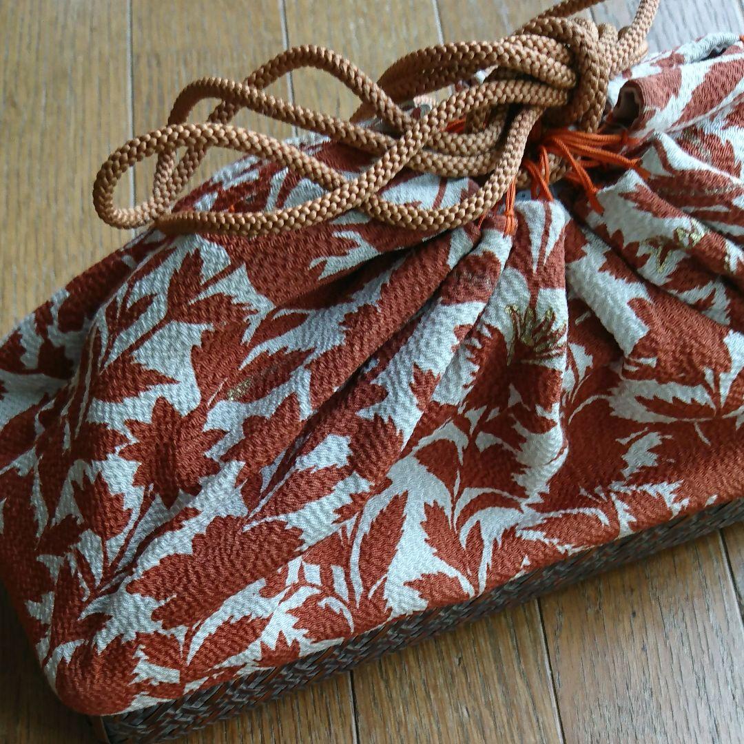 ヴィンテージ 舞妓さん お座敷籠 御道具巾着 かご